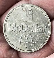 Obverse with Loblaws logo, McDollar text, McDonald’s arches