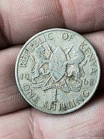 Reverse showing coat of arms, year 1968, denomination