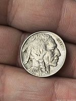 Obverse showing Native American profile, date 1935, LIBERTY inscription