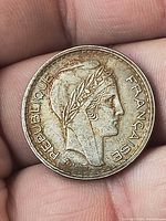 Obverse Marianne portrait with République Française legend