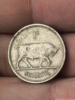 Reverse side with bull and denomination