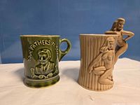 Front view of both mugs