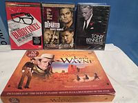 Front view of all four DVD cases