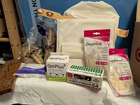 Group shot of all items on table