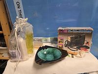 Group shot of all items on table