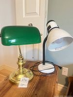 Both lamps side by side on table, showing overall appearance
