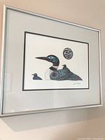 Front view of framed print