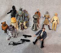 Group shot of all figures and accessories