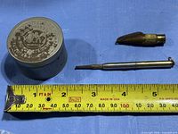 All three items with measuring tape for scale