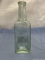 Front view showing DAVIS embossing