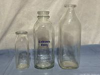 Front view of all three bottles