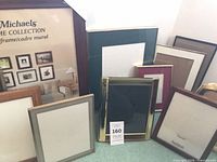 Group of assorted frames showing variety of sizes and materials