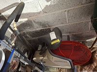 Overall view showing seat, fan wheel, frame