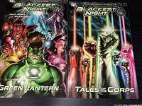 Front covers of both trade paperbacks showing titles and artwork