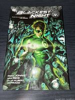 Front cover of Blackest Night hardcover graphic novel