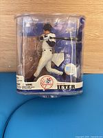 Front view of sealed McFarlane Derek Jeter figure