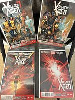 Four All-New X-Men issues, bagged and boarded