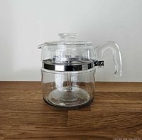 Percolator assembled, side view