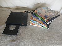 DVD player with DVD stack