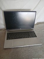 Open HP ProBook 450 G10 laptop front view