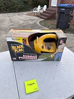 Boxed Black Flag propane insect fogger front view