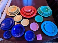 Top view of entire assortment showing color variety and quantity