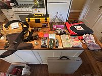 All items laid out on counter