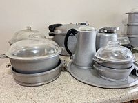 group view of Guardian Service cookware pieces