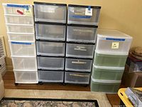 Group shot of all four storage towers