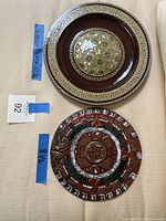 Both wall plates side by side with measurement labels
