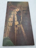 Full view of rectangular MDF-backed print