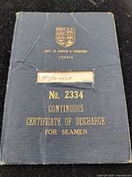 Front cover showing crest, title and booklet number