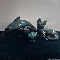 Group shot of all three Blue Mountain Pottery figurines