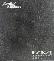 Case lid showing Family Kitchen and ESKA International Austria branding