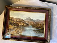 Front view of framed Quinton landscape print