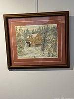 Framed print front view