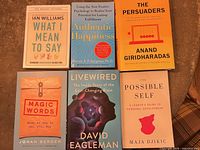 Front covers of all six paperback books