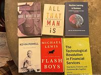 Front covers of all six paperback books