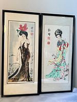 Both framed prints front view