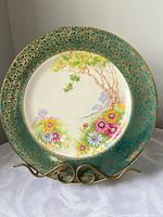 Front view showing full design, rim pattern and colors