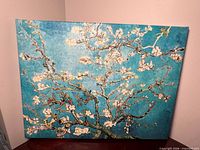 Front view of canvas print showing artwork