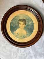 Full view of framed portrait