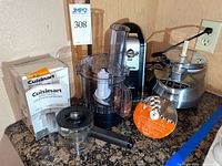 Group shot of all appliances, accessories, manual and box