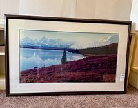 Front view of framed print