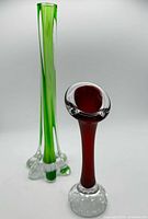 Front view of both vases standing upright