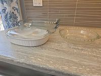 Group shot of all dishes on countertop