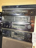 Front view of full component stack