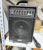 Front view of Pyle PWMA-940BTI PA system