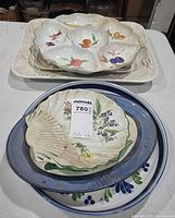 Stack showing all five serving pieces together