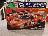 Front of boxed Revell Dale Earnhardt Jr. 2003 Monte Carlo NASCAR model kit